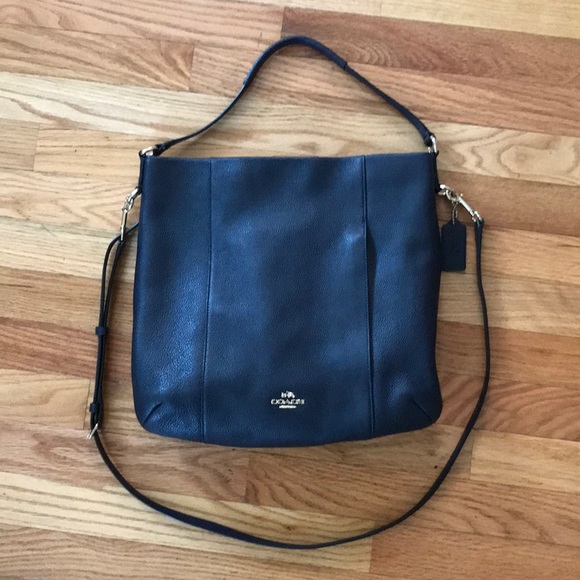 Coach Handbags - Navy Coach crossbody and shoulder purse